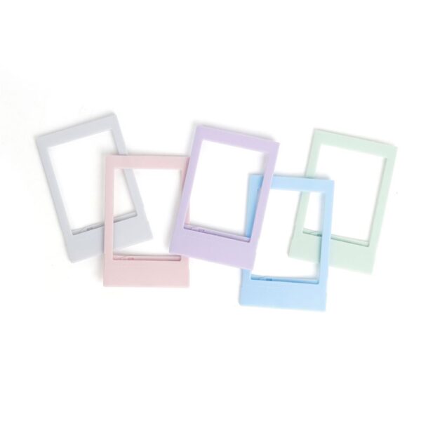 Instax mini 40'lı Film Lila ve Pembe 2 Fotoğraf Çerçevesi - Görsel 2