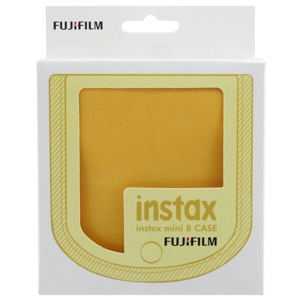 Instax mini 8 ve 9 uyumlu Sarı Bez Çanta - Görsel 4