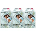 Instax mini Blue Marble 10x3 Film Seti
