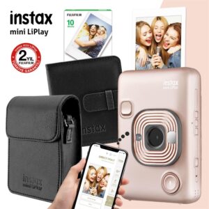 Instax mini LiPlay Hybrid Blush Gold Fotoğraf Makinesi Hediye Seti 2