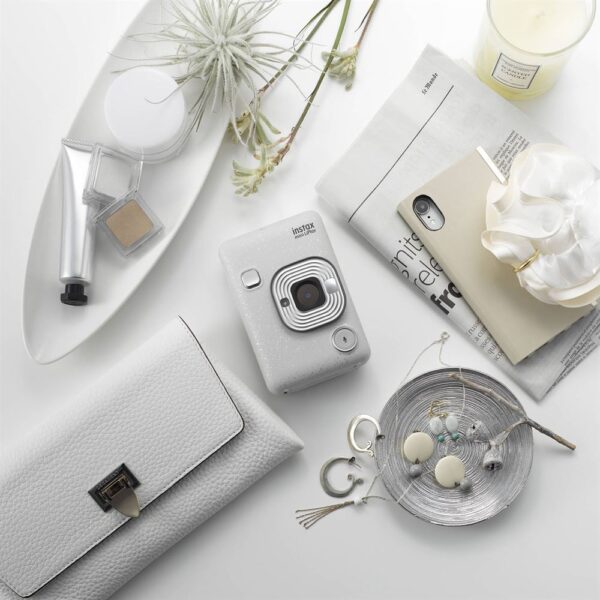 Instax mini LiPlay Hybrid Stone White Fotoğraf Makinesi 10lu mini Film - Görsel 7