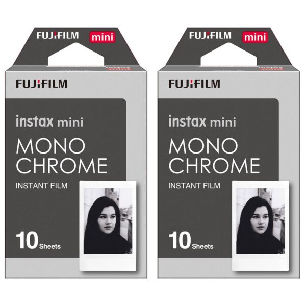 Instax mini Monochrome Siyah-Beyaz 10x2 Film Seti
