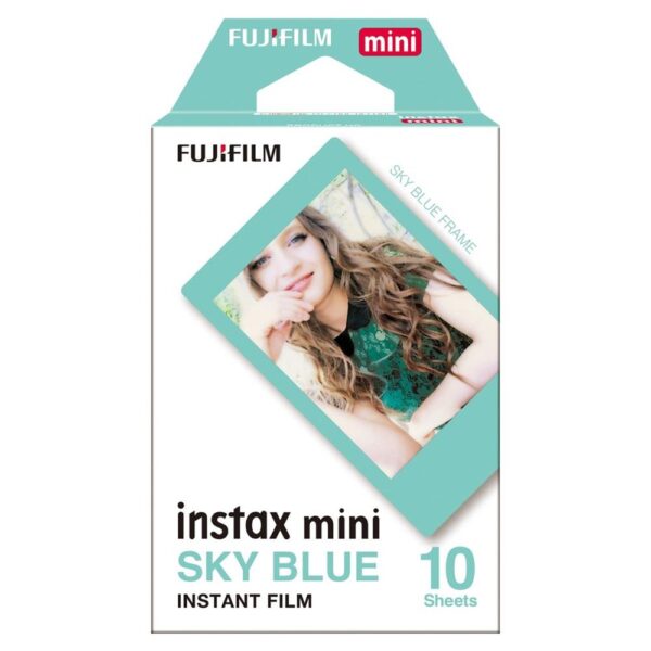 Instax mini Sky Blue Edition 10'lu Özel Film - Görsel 2