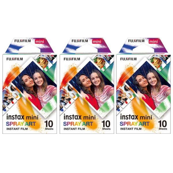 Instax mini Spray Art 10x3 Film Seti