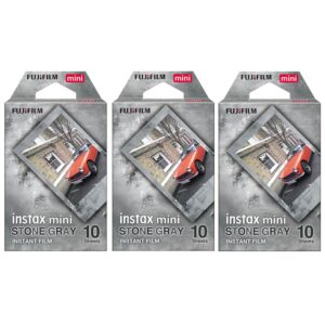 Instax mini Stone Gray 10x3 Film Seti