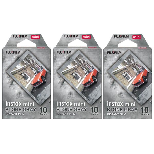 Instax mini Stone Gray 10x3 Film Seti