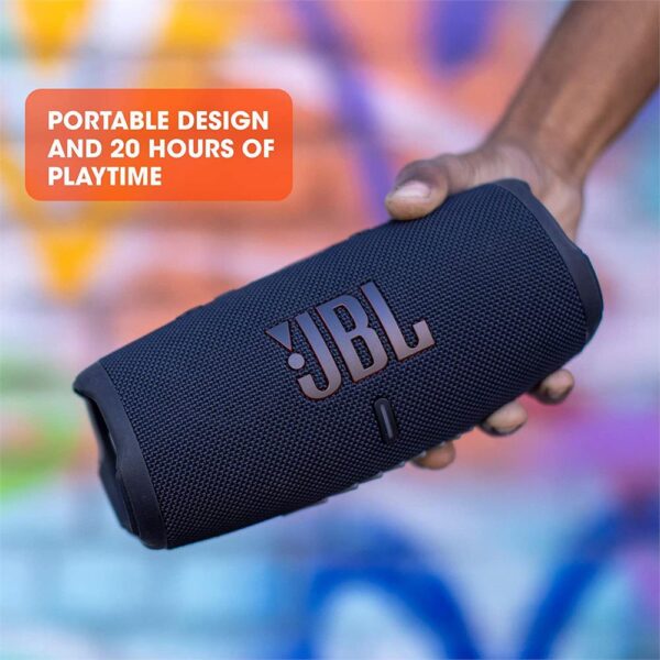 JBL Charge 5 Gri Su Geçirmez Taşınabilir Bluetooth Hoparlör - Görsel 6