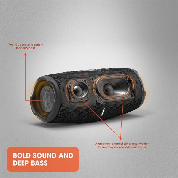 JBL Charge 5 Gri Su Geçirmez Taşınabilir Bluetooth Hoparlör - Görsel 8