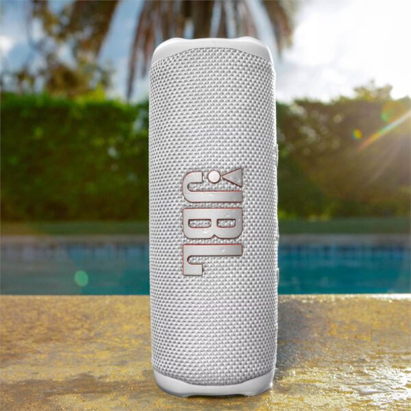 JBL Flip 6 Beyaz Su Geçirmez Taşınabilir Bluetooth Hoparlör-JB - Görsel 7