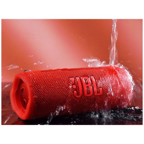 JBL Flip 6 Kırmızı Su Geçirmez Taşınabilir Bluetooth Hoparlör - Görsel 7