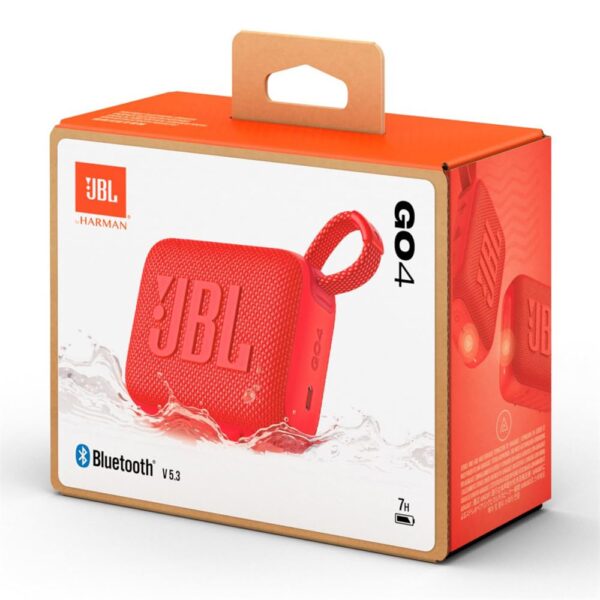 JBL Go 4 Kırmızı Taşınabilir Bluetooth Hoparlör - Görsel 4