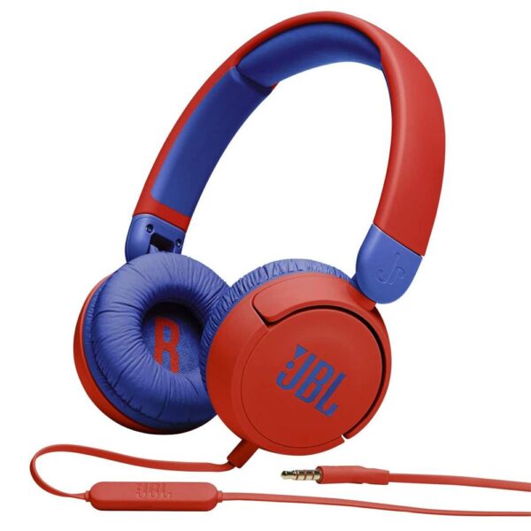 JBL JR310 Kırmızı Kablolu Kulak Üstü Çocuk Kulaklığı - Görsel 2