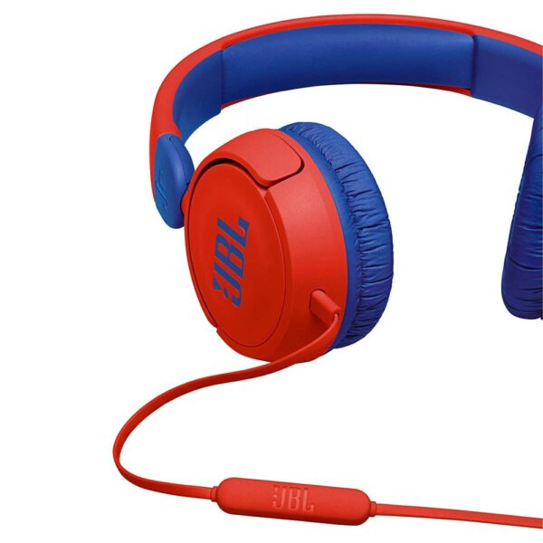 JBL JR310 Kırmızı Kablolu Kulak Üstü Çocuk Kulaklığı - Görsel 5