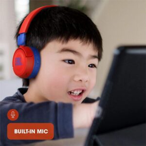 JBL JR310BT Kırmızı Bluetooth Kulak Üstü Çocuk Kulaklığı - Görsel 4