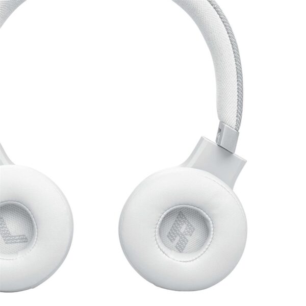 JBL Live 670BT Beyaz Uyarlanabilir Gürültü Engelleme Özellikli Wireless Kulaküstü Kulaklık - Görsel 5