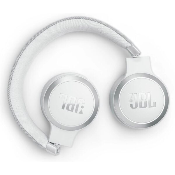 JBL Live 670BT Beyaz Uyarlanabilir Gürültü Engelleme Özellikli Wireless Kulaküstü Kulaklık - Görsel 7