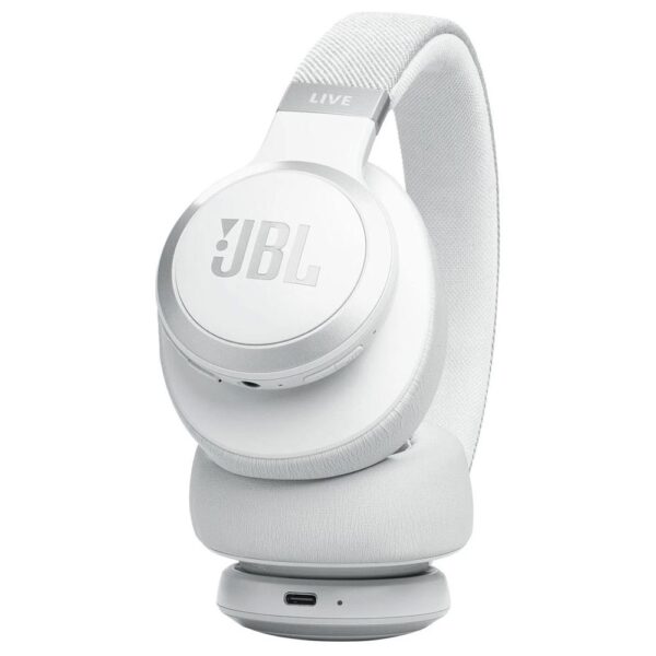 JBL Live 770BT Beyaz Uyarlanabilir Gürültü Engelleme Özellikli Wireless Kulaküstü Kulaklık - Görsel 2