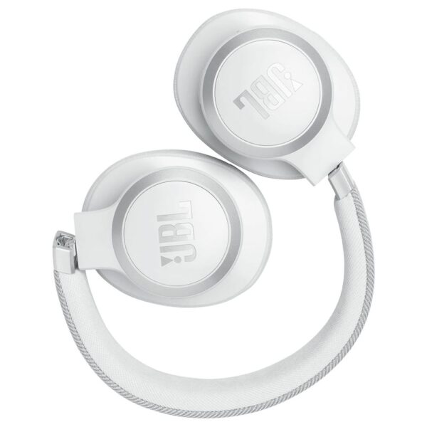 JBL Live 770BT Beyaz Uyarlanabilir Gürültü Engelleme Özellikli Wireless Kulaküstü Kulaklık - Görsel 4