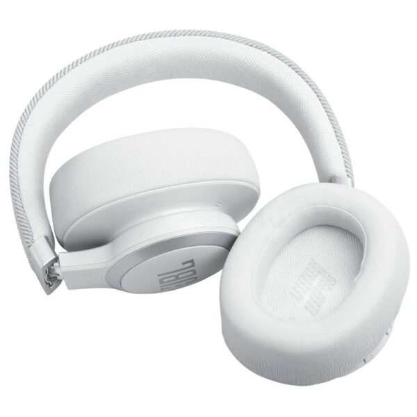 JBL Live 770BT Beyaz Uyarlanabilir Gürültü Engelleme Özellikli Wireless Kulaküstü Kulaklık - Görsel 5