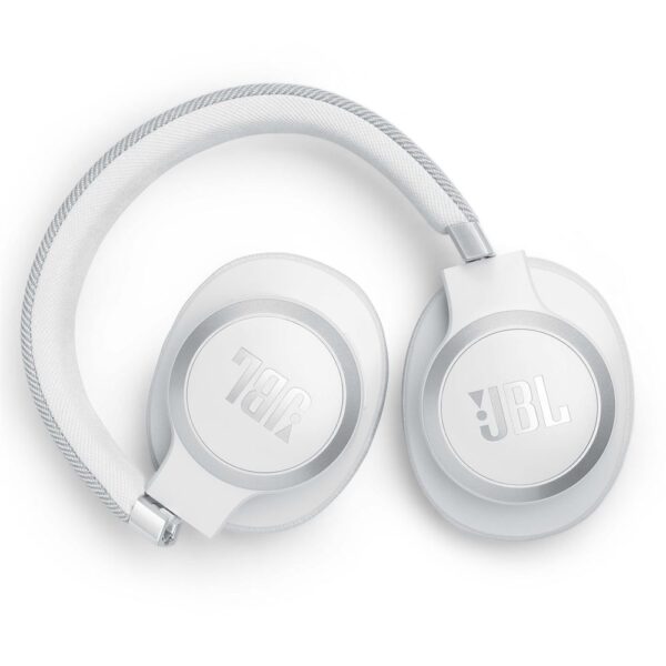 JBL Live 770BT Beyaz Uyarlanabilir Gürültü Engelleme Özellikli Wireless Kulaküstü Kulaklık - Görsel 7