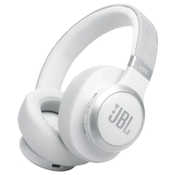 JBL Live 770BT Beyaz Uyarlanabilir Gürültü Engelleme Özellikli Wireless Kulaküstü Kulaklık