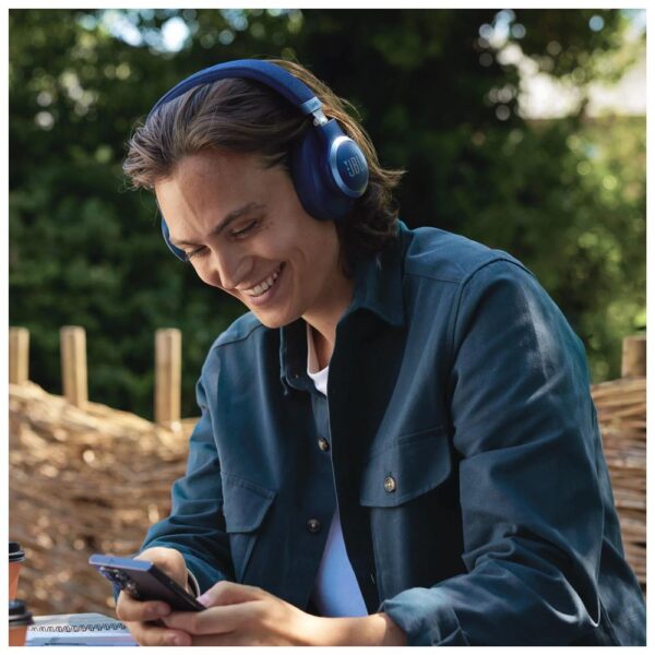 JBL Live 770BT Mavi Uyarlanabilir Gürültü Engelleme Özellikli Wireless Kulaküstü Kulaklık - Görsel 8
