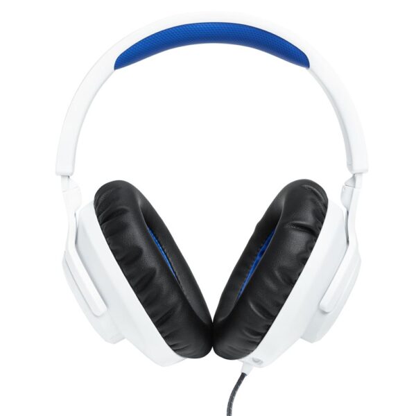 JBL Quantum 100 Beyaz-Mavi Play Station Gaming Kulak Üstü Kulaklık - Görsel 6