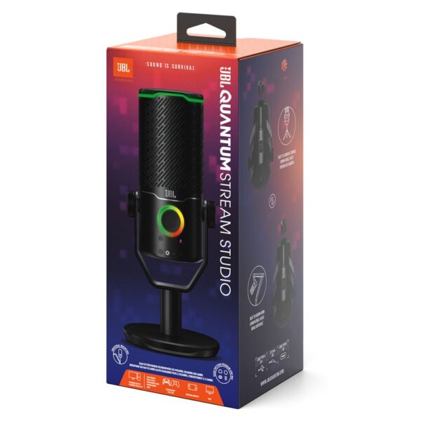 JBL Quantum Streamstudio Siyah Gaming Mikrofon Yayıncı Bilgisayar Mikrofonu - Görsel 7