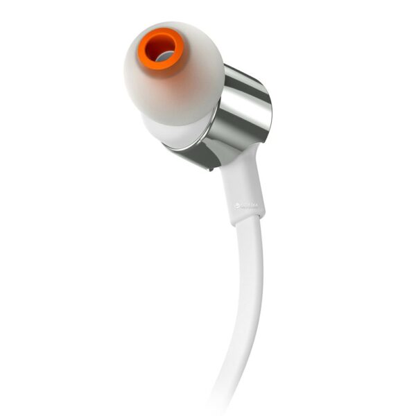 JBL T210 Beyaz-Gümüş Kablolu Kulak İçi Kulaklık - Görsel 3