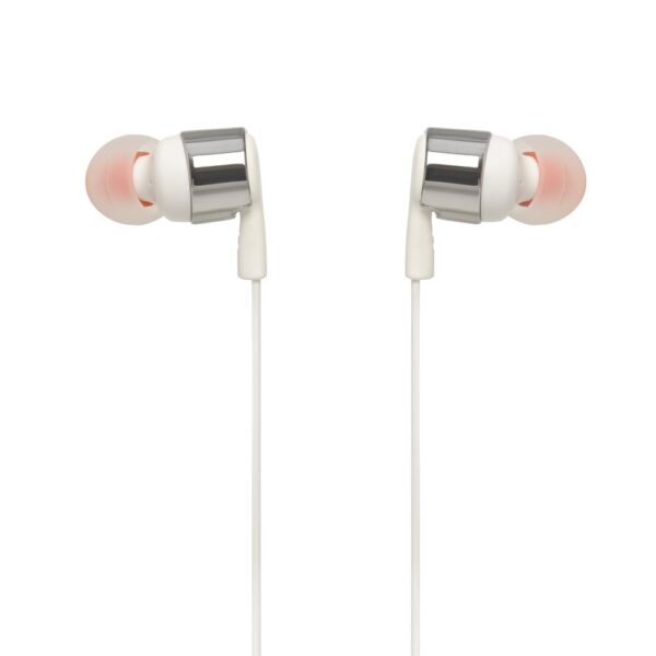 JBL T210 Beyaz-Gümüş Kablolu Kulak İçi Kulaklık - Görsel 5