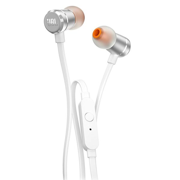JBL T210 Beyaz-Gümüş Kablolu Kulak İçi Kulaklık