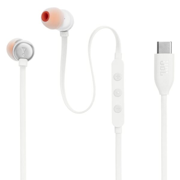 JBL TUNE 310C Beyaz Type-C Kablolu Kulakiçi Kulaklık