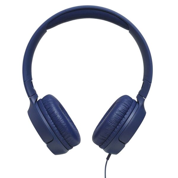JBL TUNE T500 Mavi Kablolu Kulak Üstü Kulaklık - Görsel 3