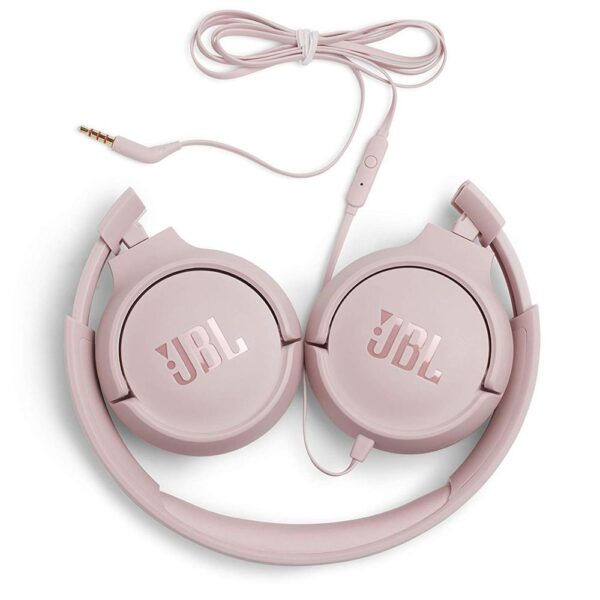 JBL TUNE T500 Pembe Kablolu Kulak Üstü Kulaklık - Görsel 5