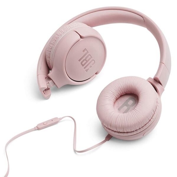 JBL TUNE T500 Pembe Kablolu Kulak Üstü Kulaklık - Görsel 6