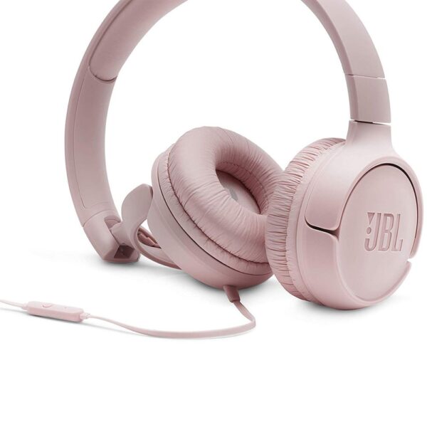 JBL TUNE T500 Pembe Kablolu Kulak Üstü Kulaklık - Görsel 7