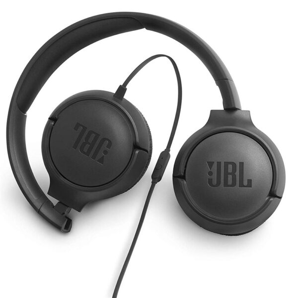 JBL TUNE T500 Siyah Kablolu Kulak Üstü Kulaklık - Görsel 4