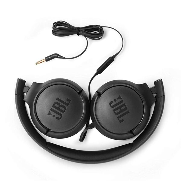 JBL TUNE T500 Siyah Kablolu Kulak Üstü Kulaklık - Görsel 6