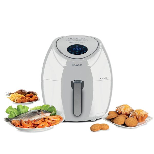 Kenwood HFP50 Airfryer Beyaz 5,5 Litre XXL 1800W Sıcak Hava Fritözü - Görsel 4