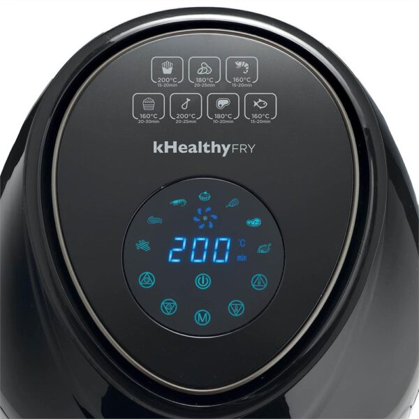 Kenwood HFP50 Airfryer Siyah 5,5 Litre XXL 1800W Sıcak Hava Fritözü - Görsel 3