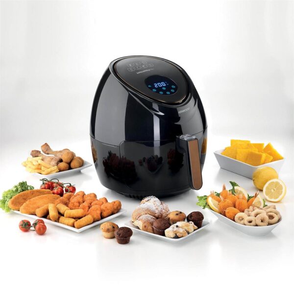 Kenwood HFP50 Airfryer Siyah 5,5 Litre XXL 1800W Sıcak Hava Fritözü - Görsel 4