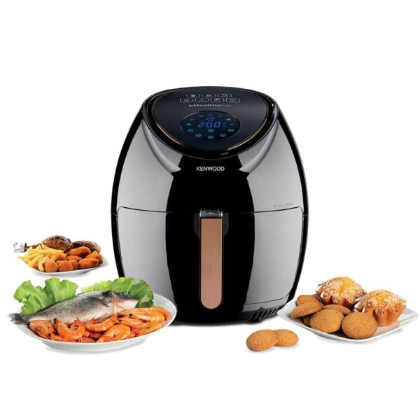 Kenwood HFP50 Airfryer Siyah 5,5 Litre XXL 1800W Sıcak Hava Fritözü - Görsel 5