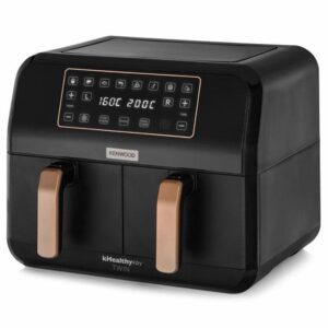 Kenwood HFP70 Airyfryer Siyah 8 Litre XXXL 1700W Çift Hazneli Sıcak Hava Fritözü