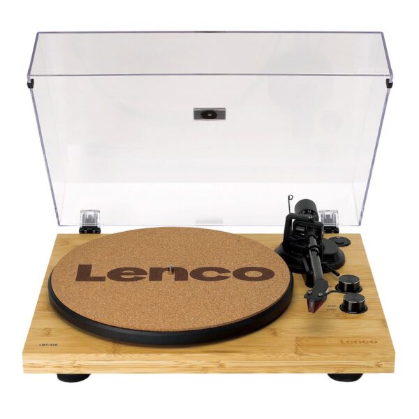 Lenco LBT-335BA Bambu Gövdeli Bluetoothlu Ortofon 2M Kırmızı Kartuşlu Pikap Plak Çalar - Görsel 2