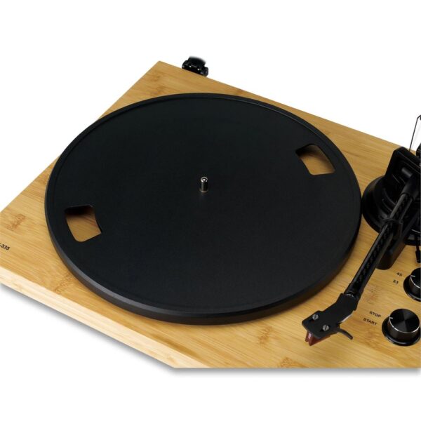 Lenco LBT-335BA Bambu Gövdeli Bluetoothlu Ortofon 2M Kırmızı Kartuşlu Pikap Plak Çalar - Görsel 7