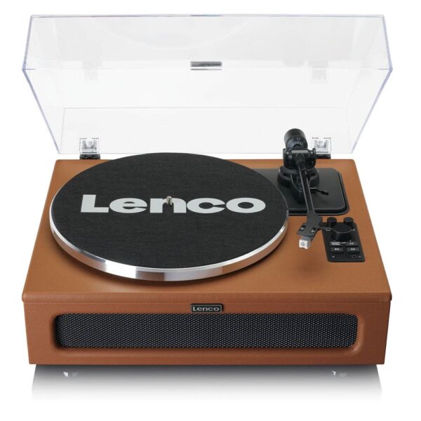 Lenco LS-430BN Kahvrengi Dahili Hoparlörlü Bluetooth Pikap - Görsel 3