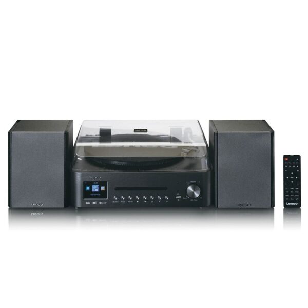 Lenco MC-460BK Siyah Bluetooh Özellikli Hi-Fi Müzik Setli Plakçalar - Görsel 3