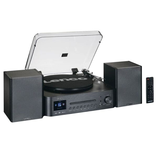 Lenco MC-460BK Siyah Bluetooh Özellikli Hi-Fi Müzik Setli Plakçalar