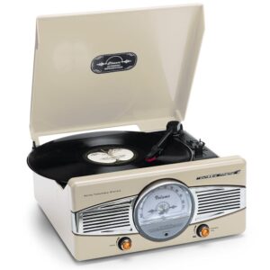 Lenco TT-27 Krem Dahili Hoparlörlü Retro Pikap