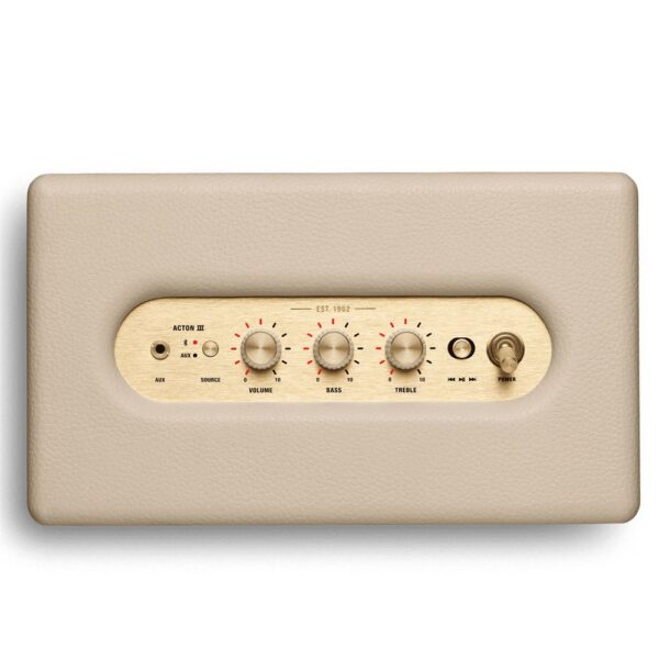 Marshall Acton III Krem Bluetooth Hoparlör - Görsel 2